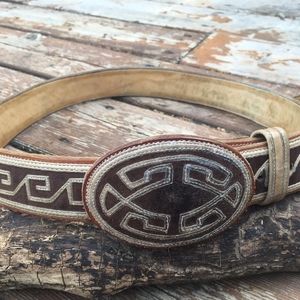 Mexican cowboy belt
